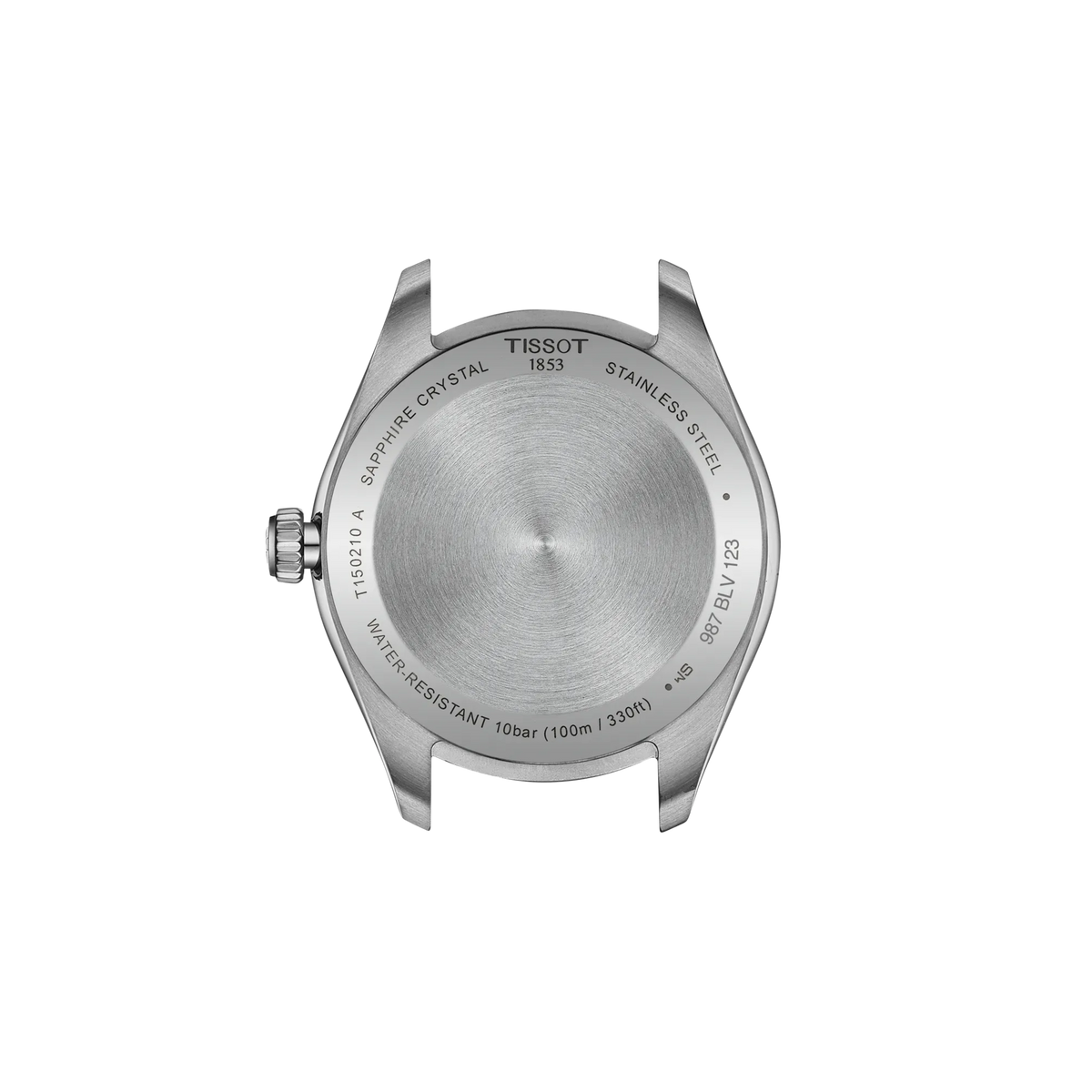 Tissot PR 100 34mm T150.210.21.111.00 Unisex Quartz Watch - caseback / rear (image 3)