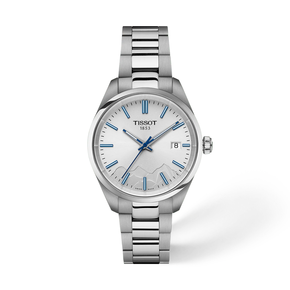Tissot PR 100 Jungfraubahn 34mm T150.210.11.031.01 Unisex Quartz Watch - front (image 1)