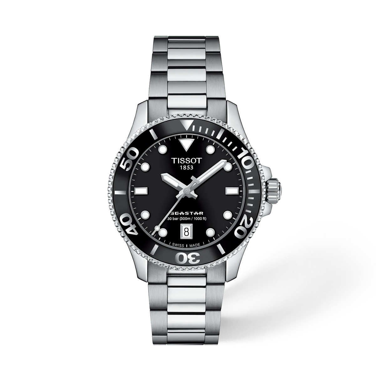 Tissot Seastar 1000 36mm T120.210.11.051.00 Unisex Quartz Watch - front (image 1)