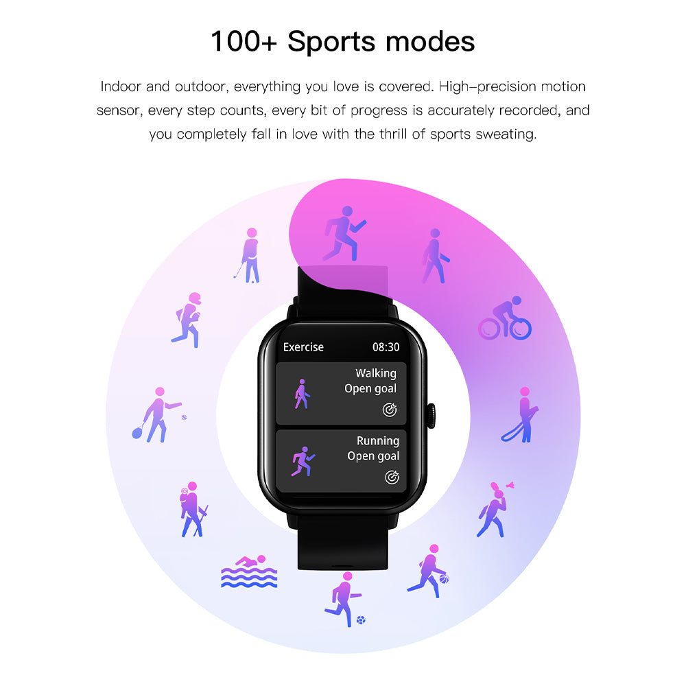 TYME TSWZL54CBK-01 Smart Watch