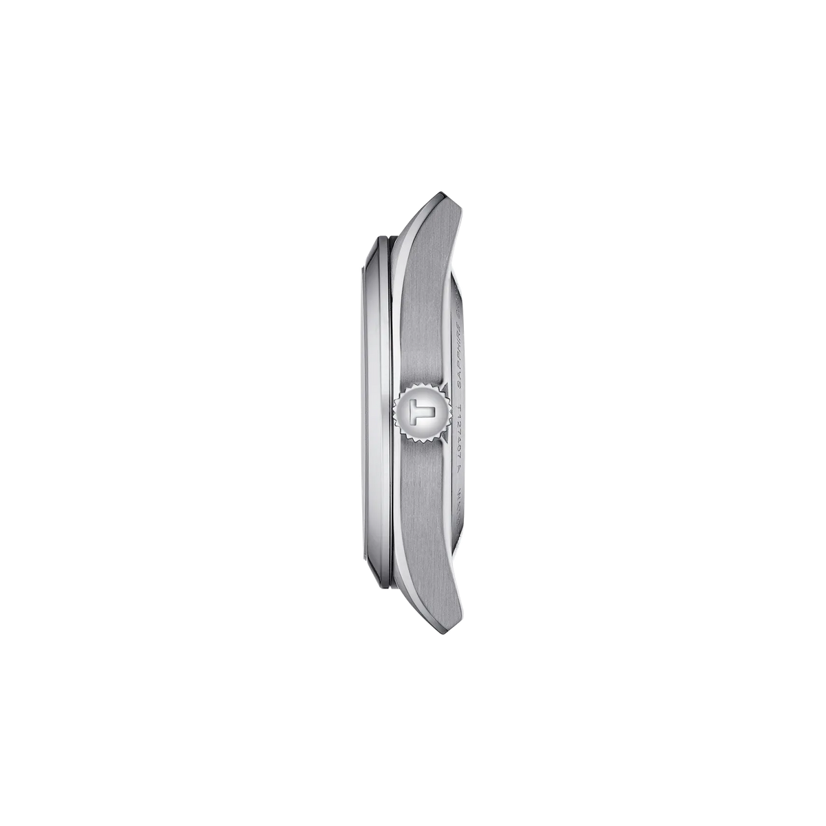 Tissot Gentleman 40mm T127.407.11.091.01 Men's Automatic Watch - side profile (image 2)