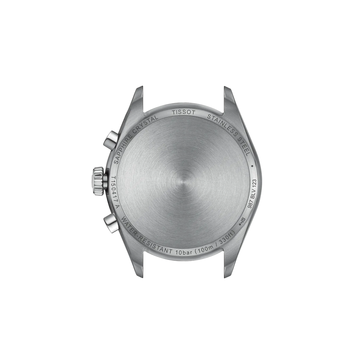 Tissot PR 100 40mm T150.417.11.351.00 Men's Quartz Chronograph Watch - caseback / rear (image 3)