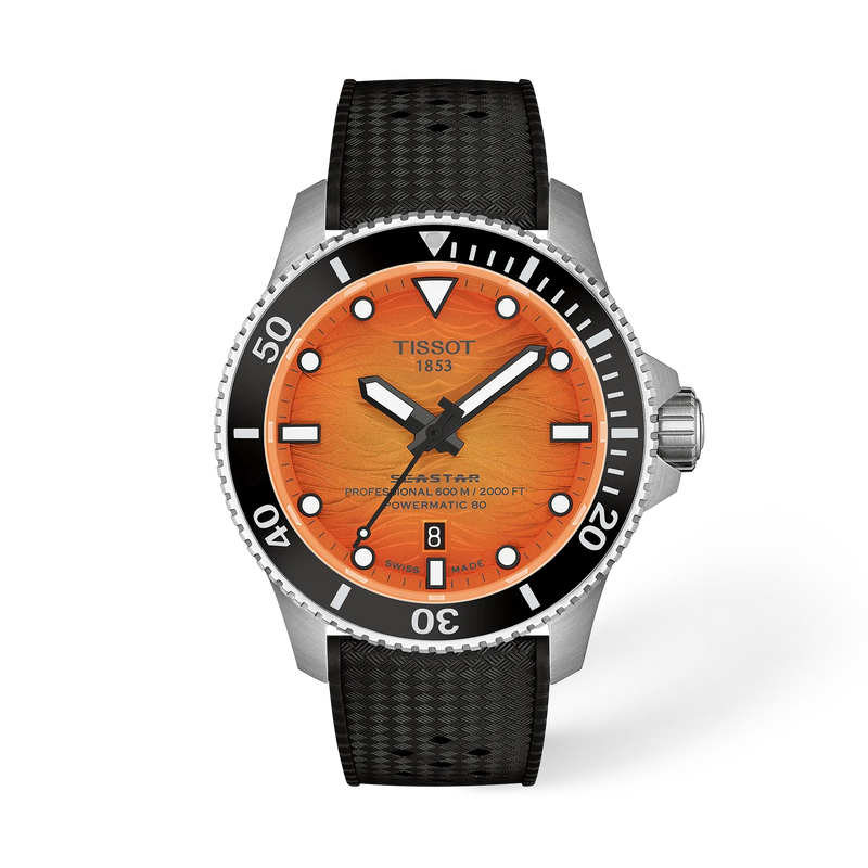 Tissot Seastar 2000 Professional 44mm T120.907.17.281.00 Men's Automatic Watch - front view