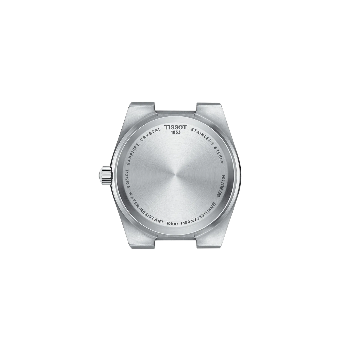 Tissot PRX 35mm T137.210.11.111.00 Women's Quartz Watch - caseback / rear (image 3)