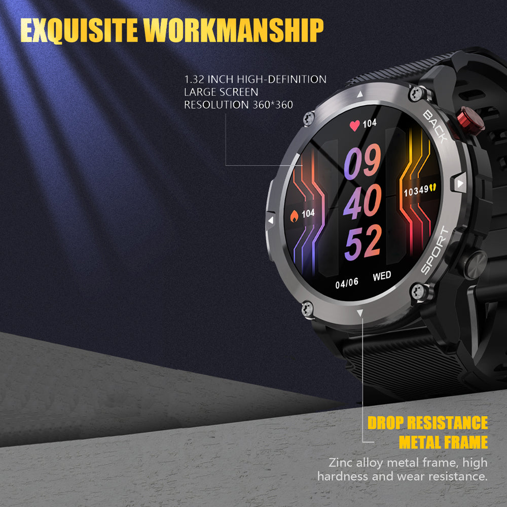 TYME TSWC21PROBK-01 Black Smart Watch