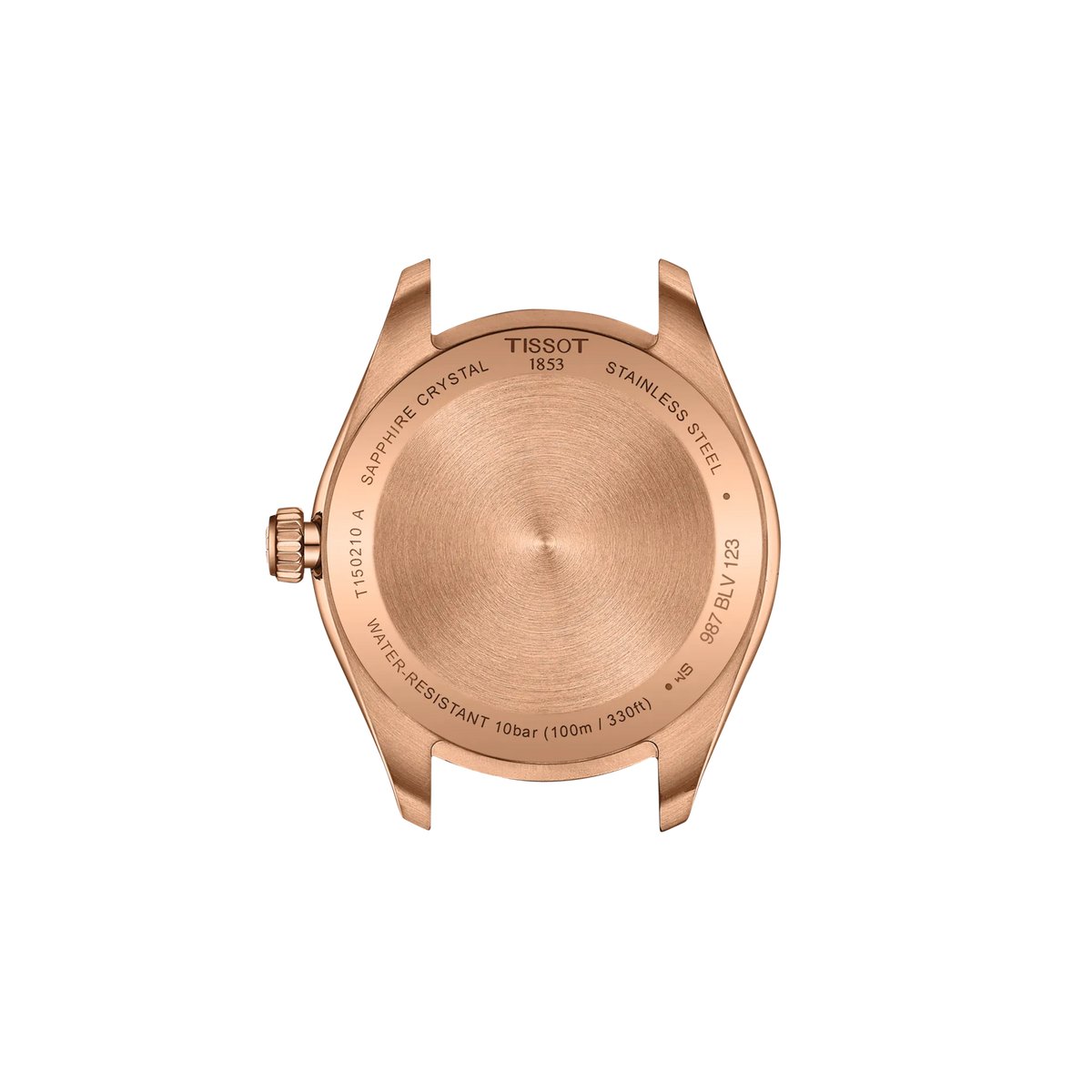 Tissot PR 100 34mm T150.210.33.291.00 Unisex Quartz Watch - caseback / rear (image 3)