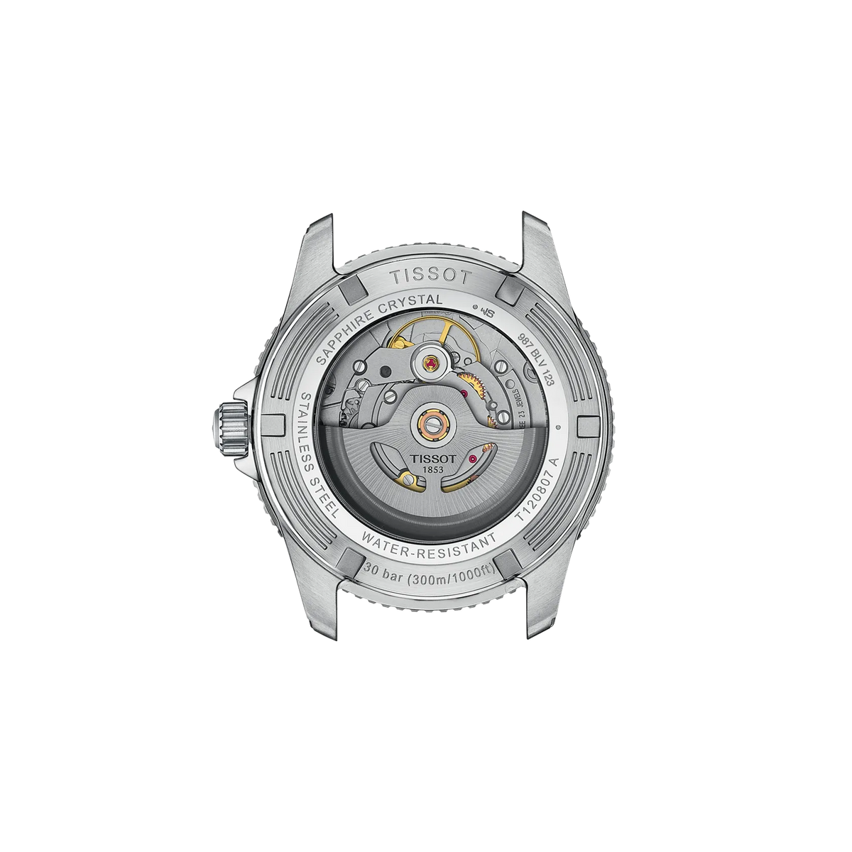Tissot Seastar 1000 40mm T120.807.11.051.00 Unisex Automatic Watch - caseback / rear (image 3)