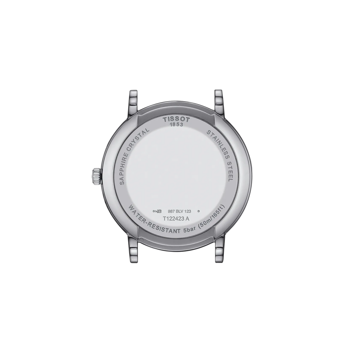 Tissot Carson Premium 40mm T122.423.11.033.00 Men's Quartz Watch - caseback / rear (image 3)