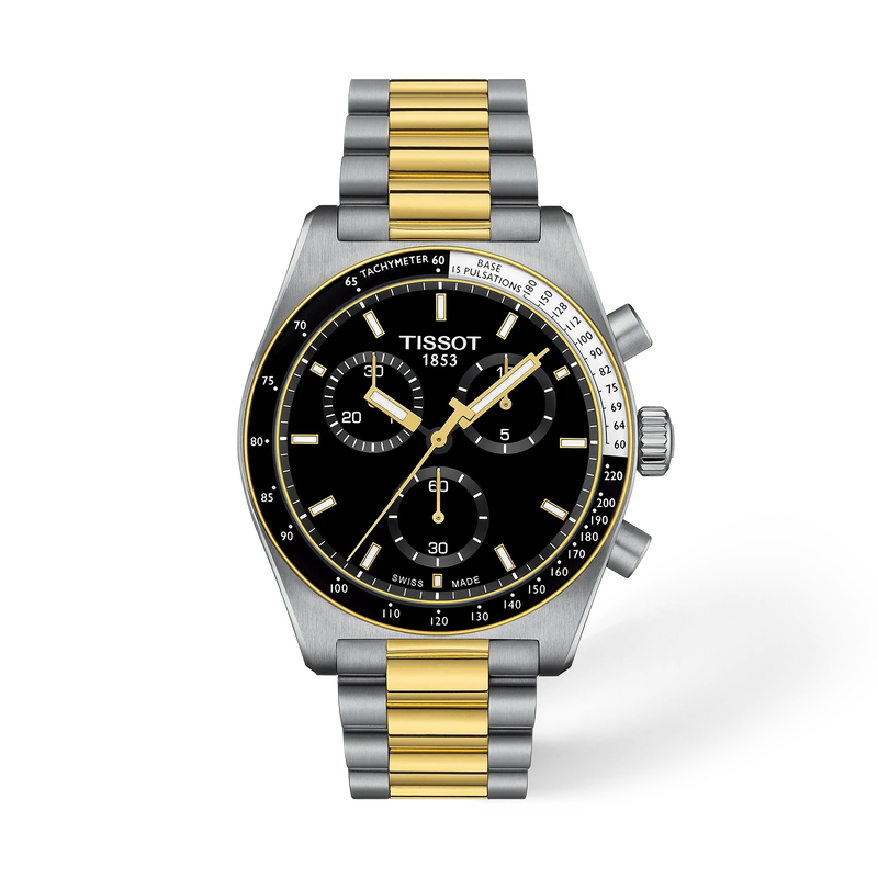 Tissot PR516 40mm T149.417.22.051.00 Men's Quartz Chronograph Watch - front view