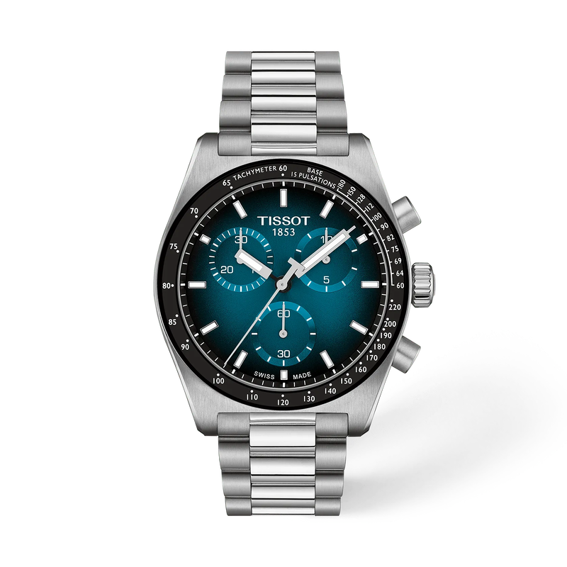 Tissot PR516 40mm T149.417.11.041.01 Men's Quartz Chronograph Watch - front view