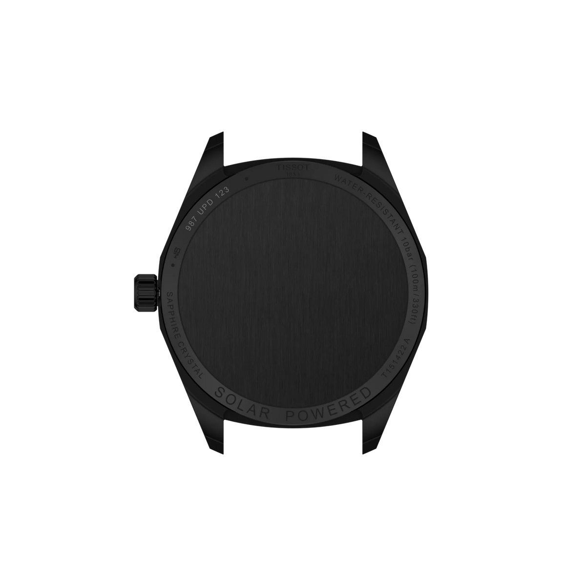 Tissot PRC 100 Solar 39mm T151.422.33.051.00 Men's Solar Quartz Watch - caseback / rear (image 3)