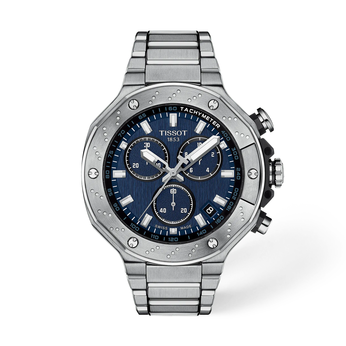 Tissot T-Race 45mm T141.417.11.041.00 Men's Quartz Chronograph Watch - front (image 1)