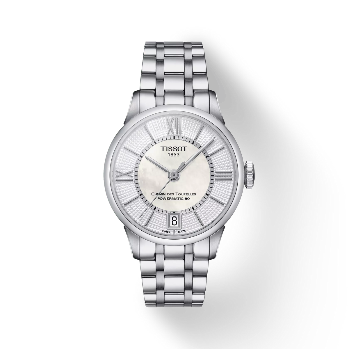 Tissot Chemin des Tourelles Powermatic 80 Lady T099.207.11.118.00 Women's Automatic Watch - front (image 1)