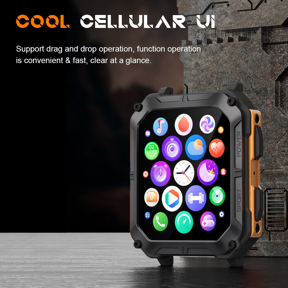 TYME TSWC20PROOG-04 Orange Smart Watch