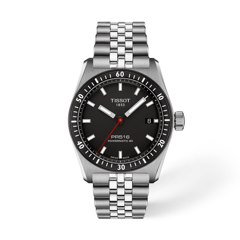 Tissot PR516 38mm T149.407.11.051.00 Unisex Automatic Watch - front view
