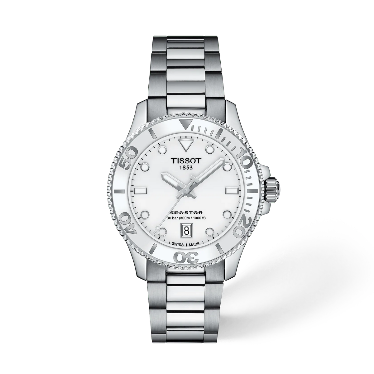 Tissot Seastar 1000 36mm T120.210.11.011.00 Unisex Quartz Watch - front (image 1)