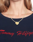 Tommy Hilfiger 2780927 Bold Heart Pendant Necklace