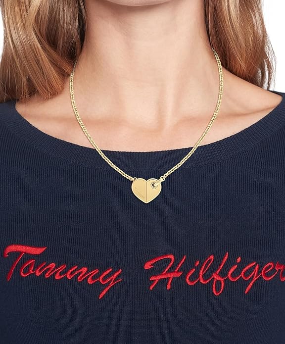 Tommy Hilfiger 2780927 Bold Heart Pendant Necklace