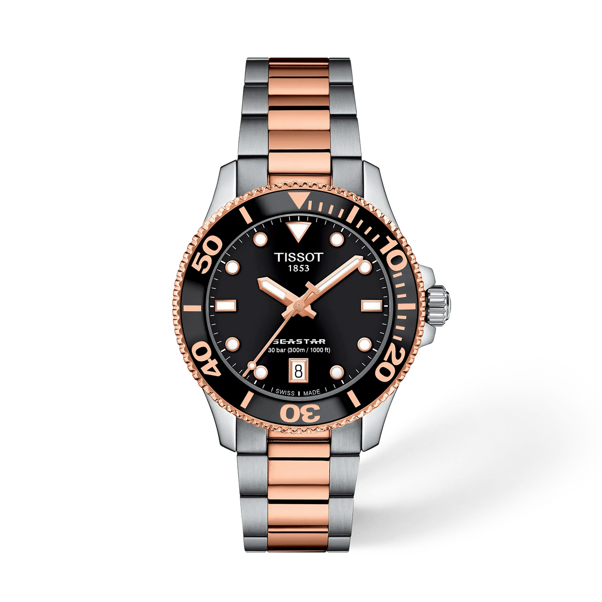 Tissot Seastar 1000 36mm T120.210.22.051.01 Women's Quartz Watch - front (image 1)