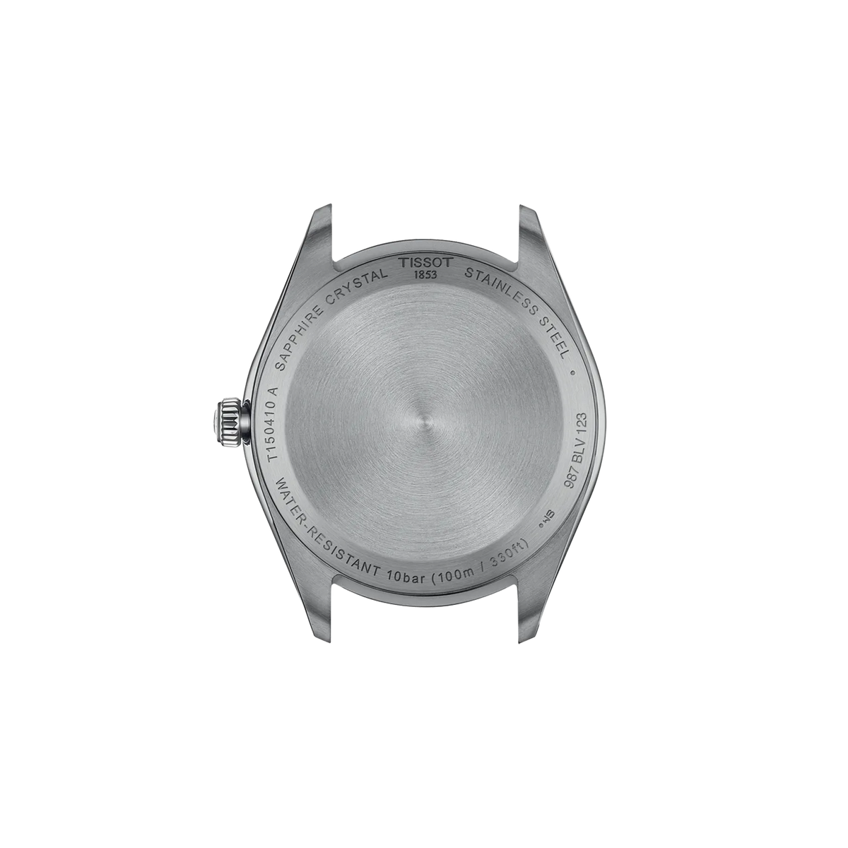 Tissot PR 100 40mm T150.410.11.051.00 Men's Quartz Watch - caseback / rear (image 3)