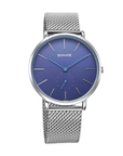 Titan Sonata 77150SM04 Ascent Men's Blue Dial Stainless Steel Quartz Watch