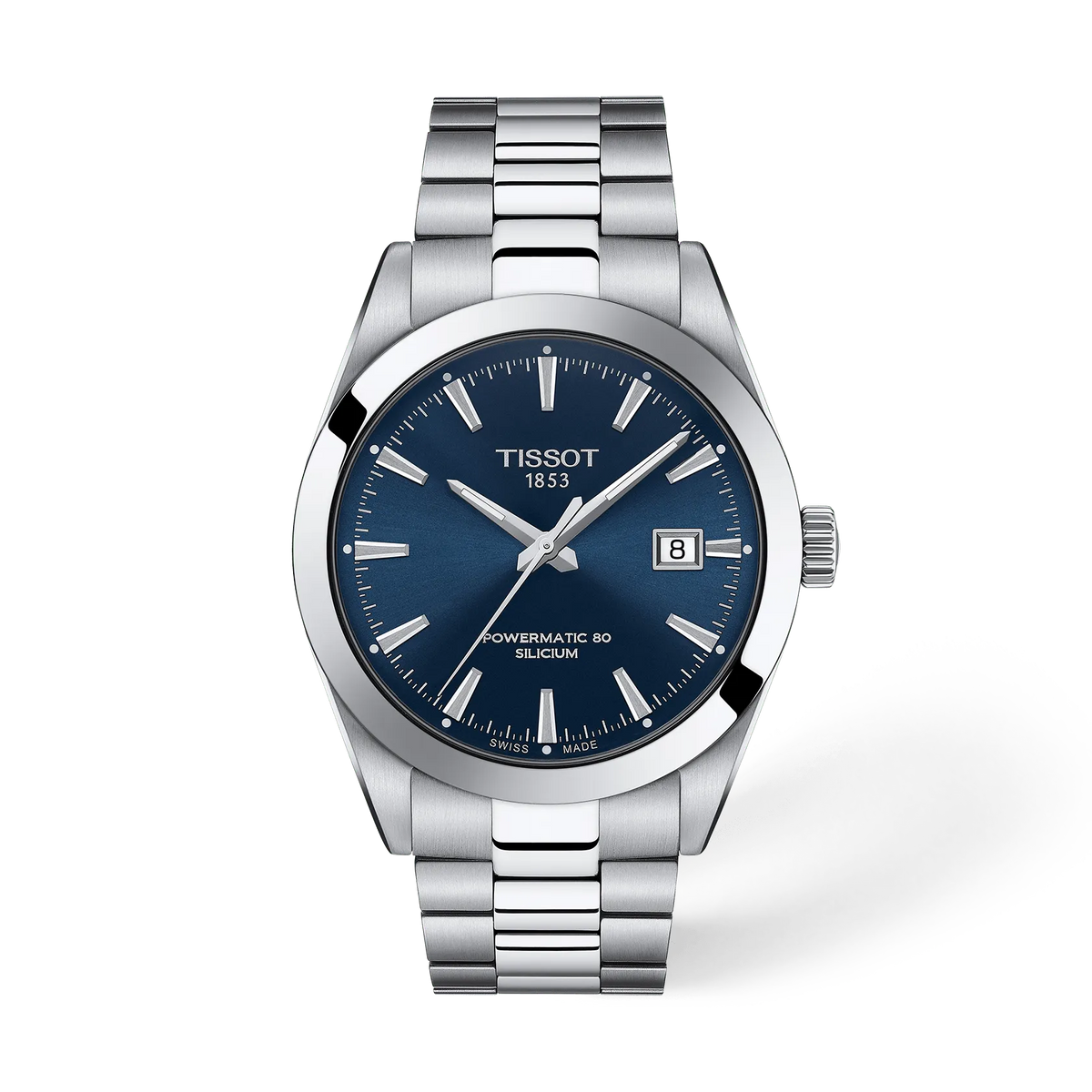 Tissot Gentleman 40mm T127.407.11.041.00 Men's Automatic Watch - front (image 1)