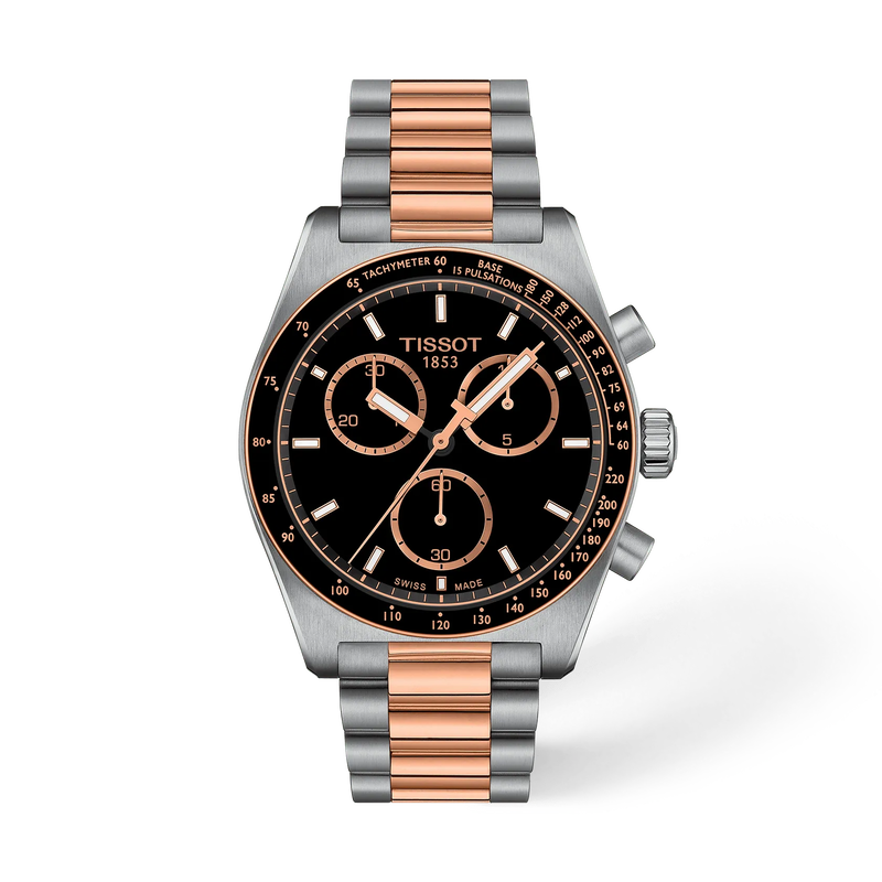 Tissot PR516 40mm T149.417.22.051.01 Men's Quartz Chronograph Watch - front view