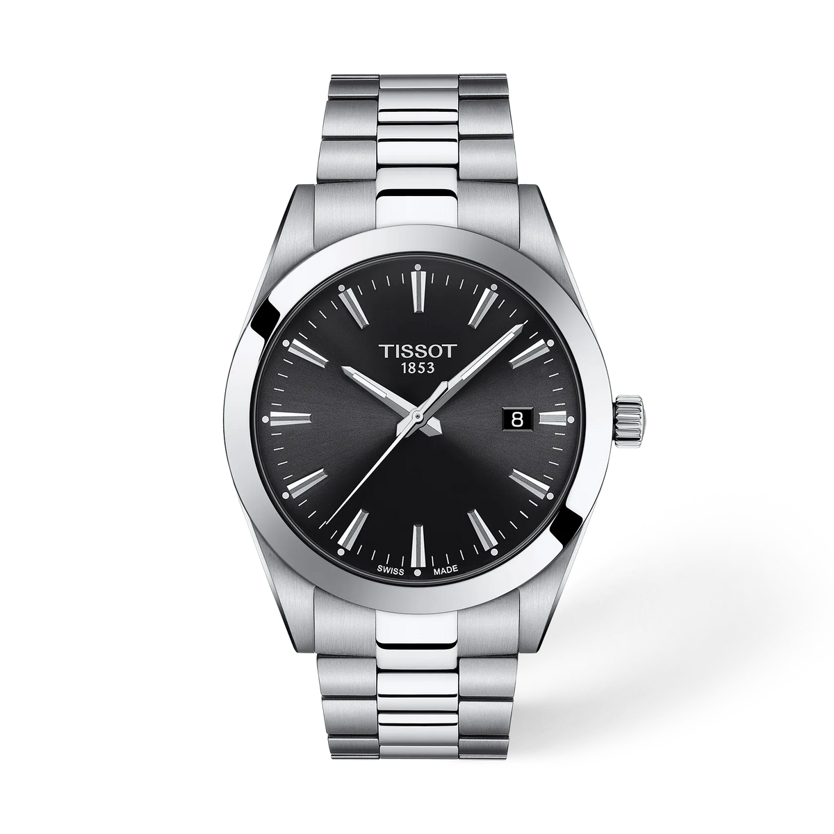 Tissot Gentleman 40mm T127.410.11.051.00 Men's Quartz Watch - front (image 1)