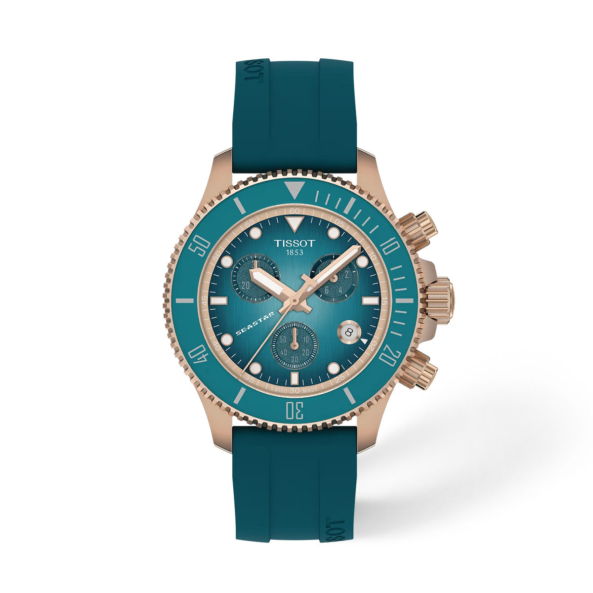Tissot Seastar 1000 Quartz Chronograph 38mm T120.217.37.041.00 Unisex Quartz Chronograph Watch - front (image 1)