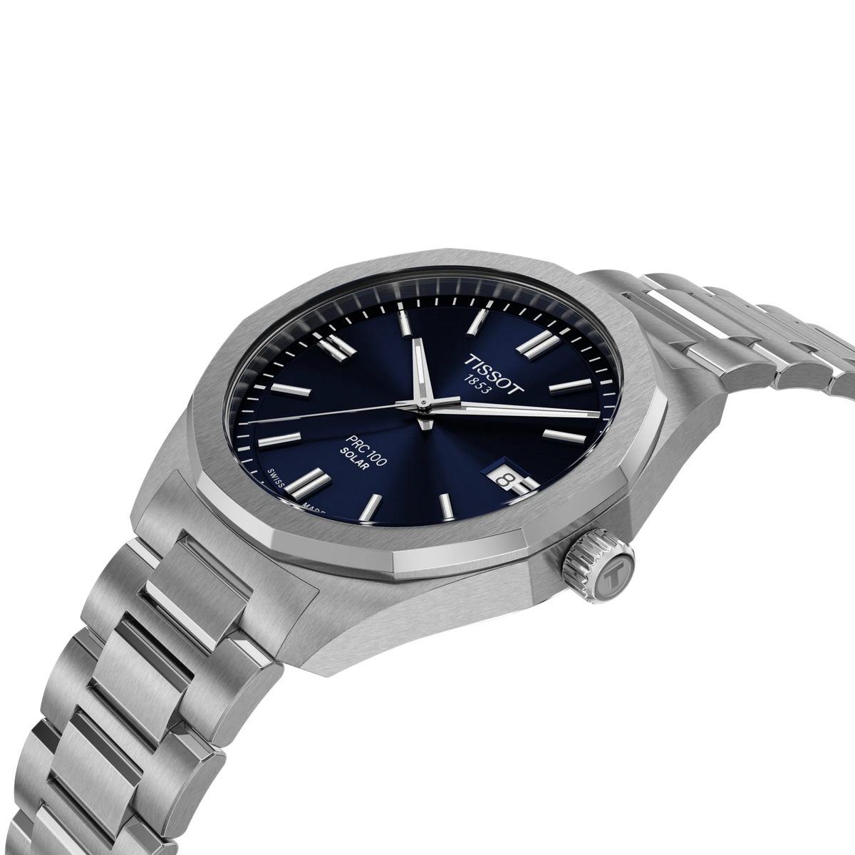 Tissot PRC 100 Solar 39mm T151.422.11.041.00 Men's Solar Quartz Watch - product detail (image 3)