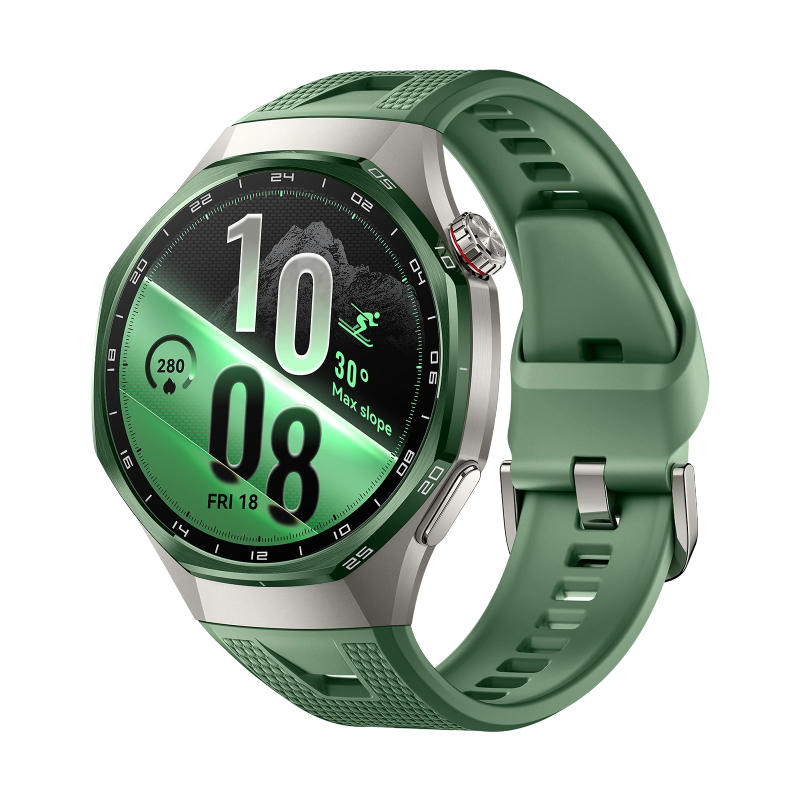 HUAWEI WATCH GT 7 Pro 46mm 8060120036001 Men's Green Smart Watch - angled front view (image 1)