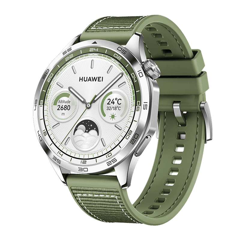 HUAWEI WATCH GT 4 46mm Green Woven Strap