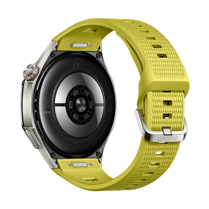 HUAWEI WATCH GT 7 46mm 8060120036102 Men's Yellow Smart Watch - rear sensor view (image 6)
