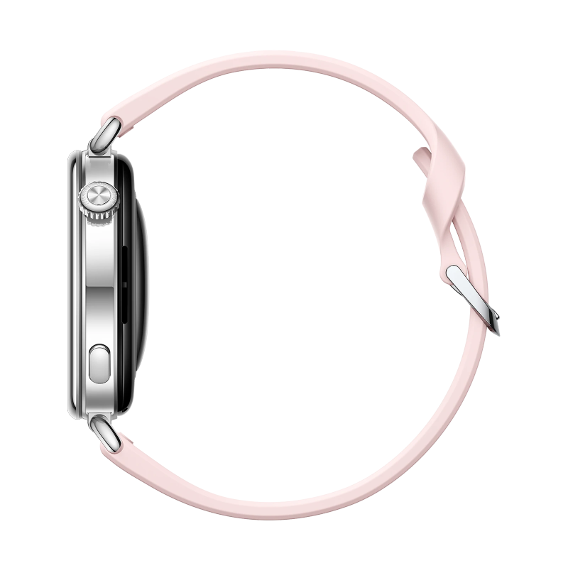 HUAWEI WATCH GT 7 41mm 8060120036105 Women's Pink Smart Watch - crown side view (image 4)