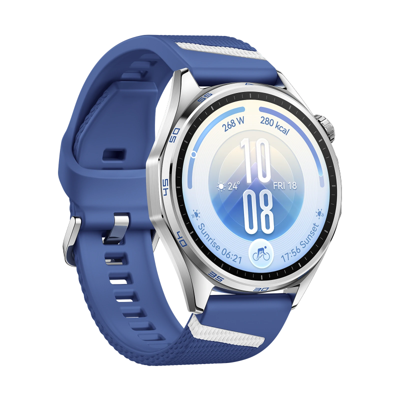 HUAWEI WATCH GT 7 46mm 8060120036101 Men's Blue Smart Watch - alternate angled view (image 3)