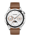 HUAWEI WATCH GT 4 46mm Brown Leather Strap