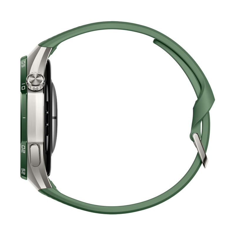 HUAWEI WATCH GT 7 Pro 46mm 8060120036001 Men's Green Smart Watch - crown side view (image 4)