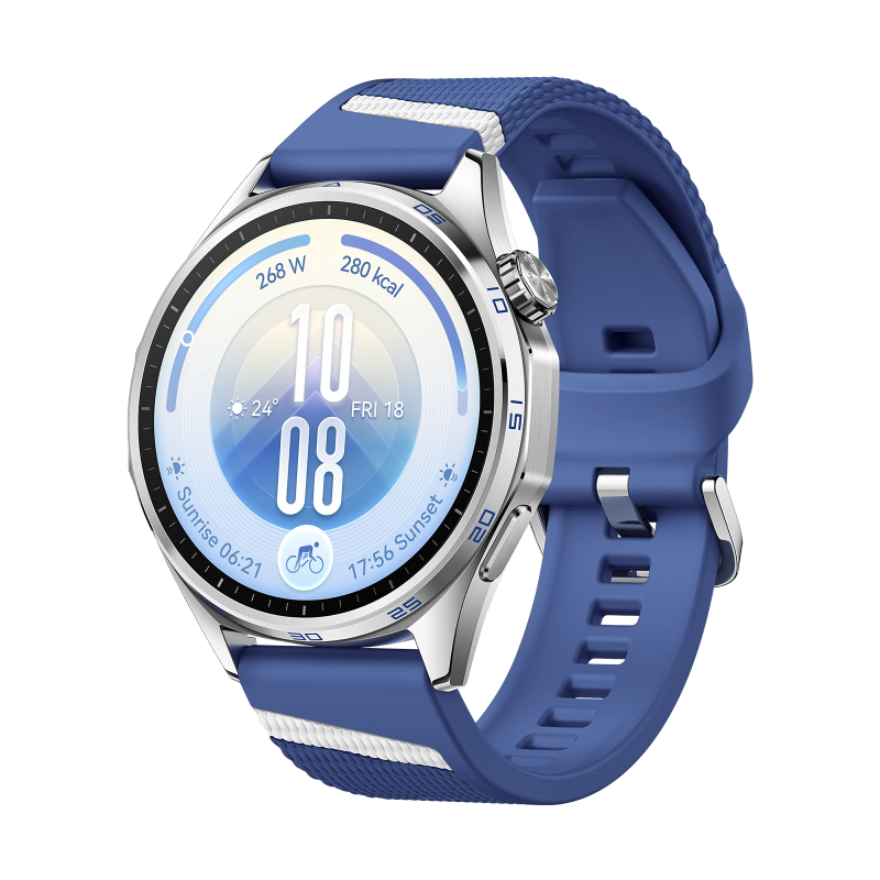 HUAWEI WATCH GT 7 46mm 8060120036101 Men's Blue Smart Watch - angled front view (image 1)