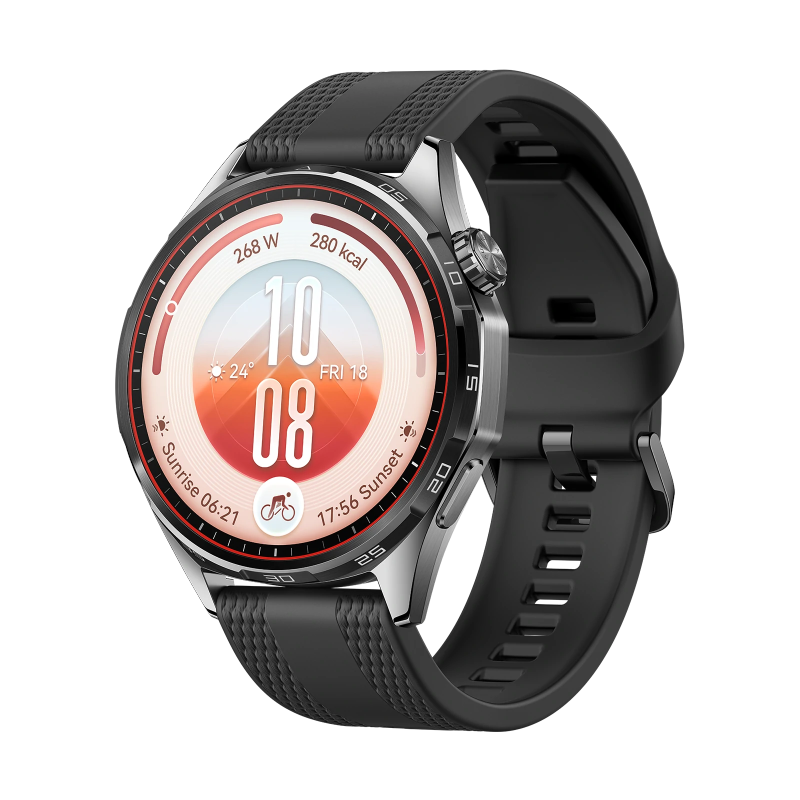 HUAWEI WATCH GT 7 46mm 8060120036103 Men's Black Smart Watch - angled front view (image 1)