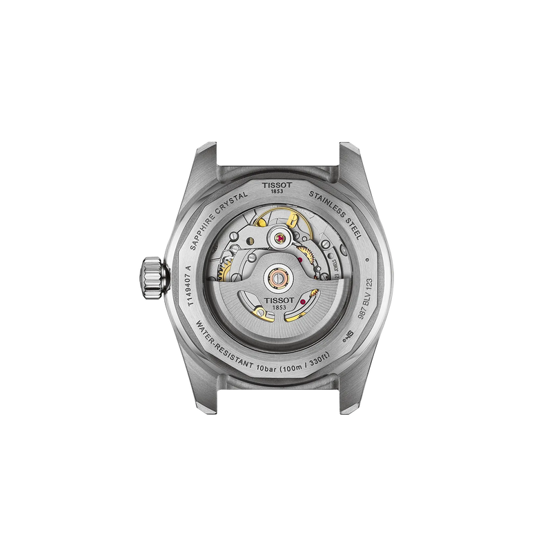 Tissot PR516 38mm T149.407.11.051.00 Unisex Automatic Watch - caseback