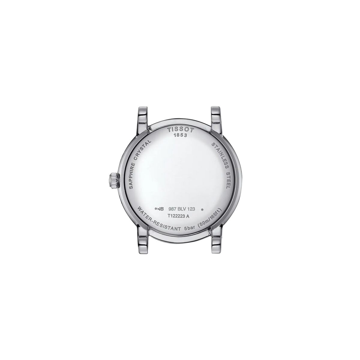 Tissot Carson Premium 32mm T122.223.11.033.00 Women's Quartz Watch - caseback / rear (image 3)