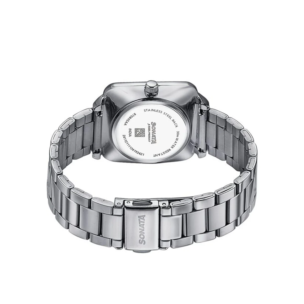 Titan Sonata 87084SM01 Wedding Edit Women's Blue Dial Stainless Steel Quartz Watch