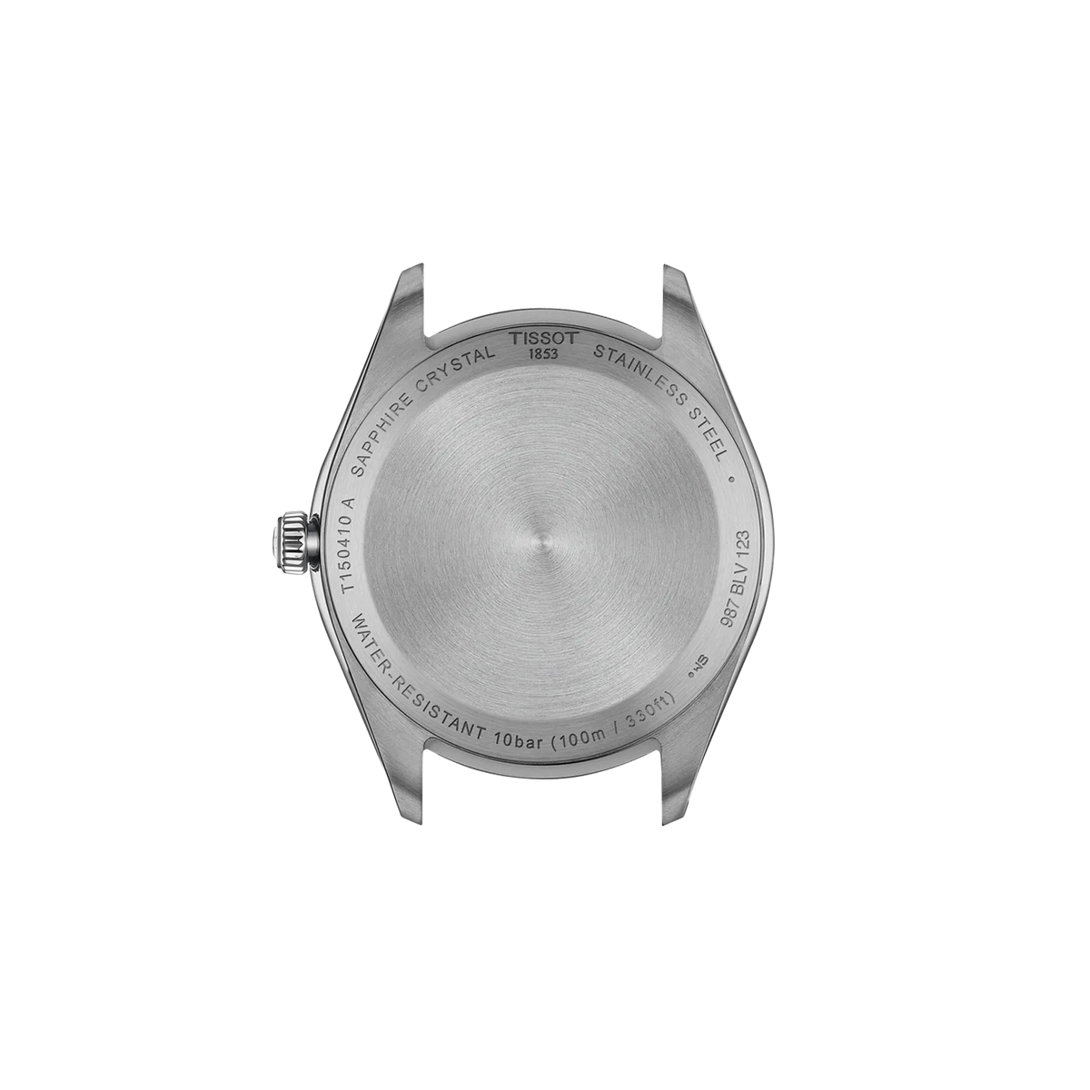 Tissot PR 100 40mm T150.410.11.351.00 Men's Quartz Watch - caseback / rear (image 3)