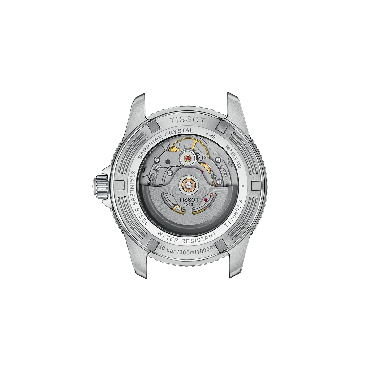 Tissot Seastar 1000 40mm T120.807.22.051.00 Unisex Automatic Watch - caseback / rear (image 3)
