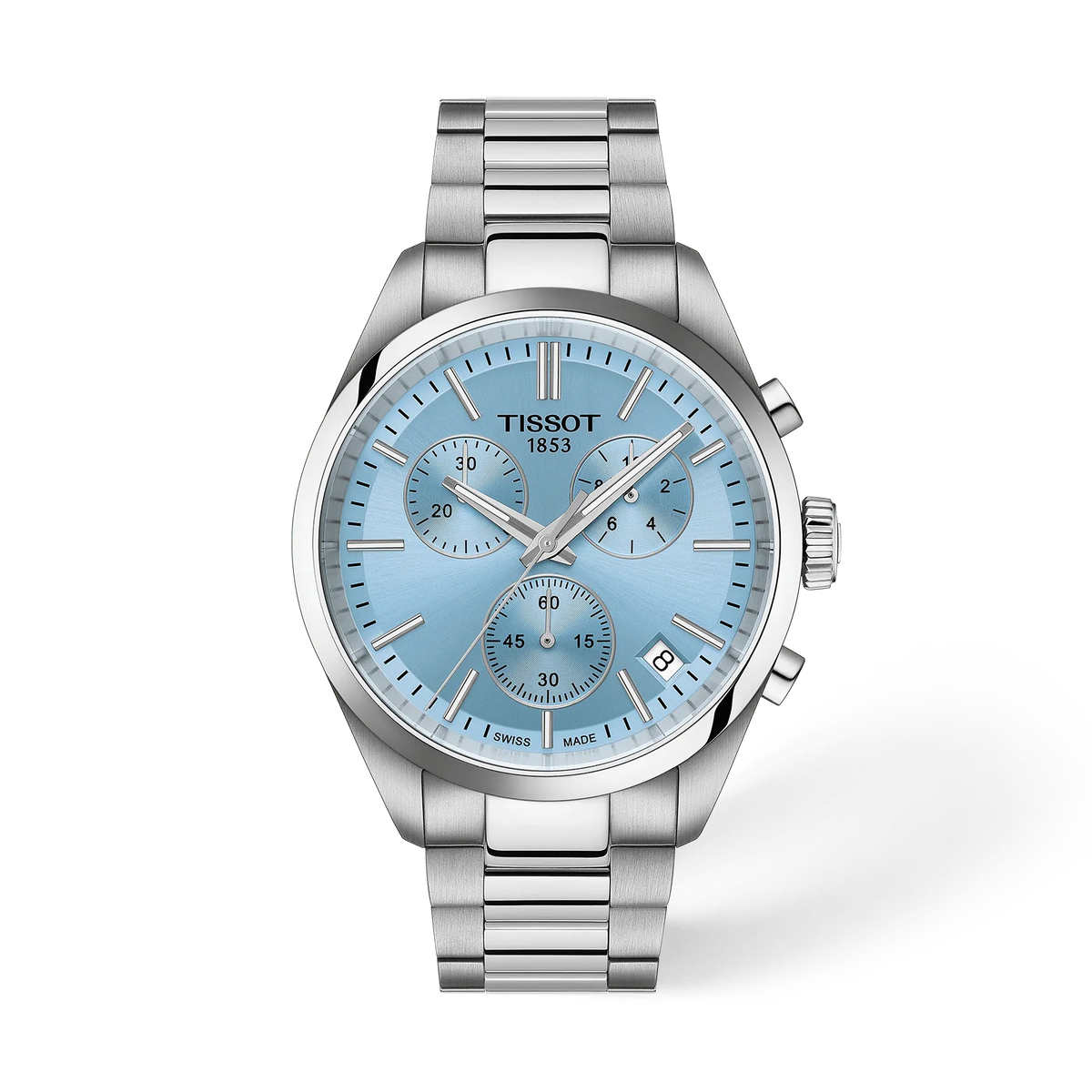 Tissot PR 100 40mm T150.417.11.351.00 Men's Quartz Chronograph Watch - front (image 1)