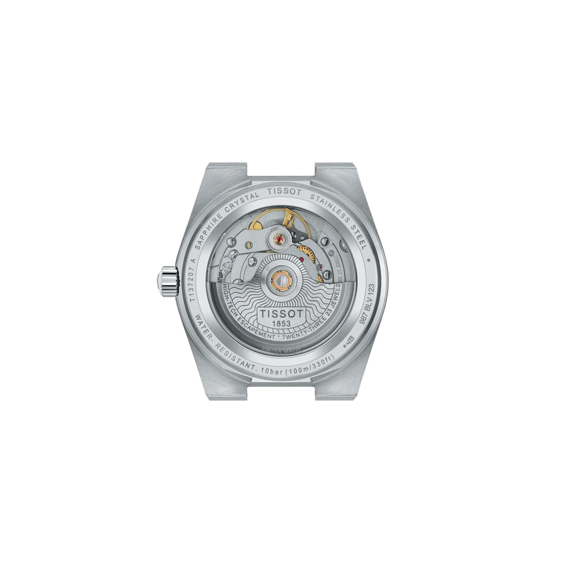 Tissot PRX 35mm T137.207.11.111.00 Women's Automatic Watch - caseback