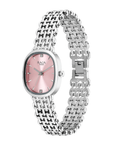 Titan 95430SM01 Raga Spotlight Women's Quartz Watch – Pink Dial, Metal Band
