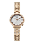 Titan 95432WM01 Women's Quartz Watch – White Dial, Metal Band