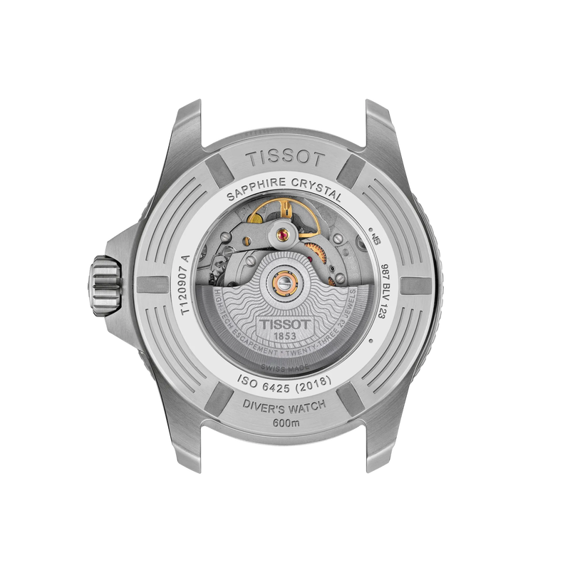 Tissot Seastar 2000 Professional 44mm T120.907.11.051.00 Men's Automatic Watch - caseback