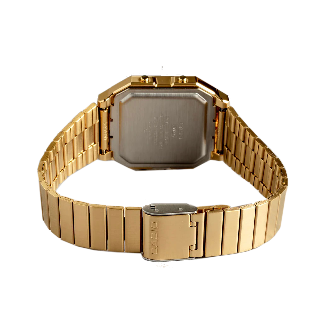 Casio Vintage A130WEG-9ADF Unisex Gold/Grey Digital Watch
